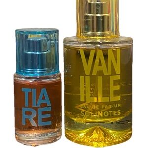 Solinotes Eau de Parfum Vanille 1.7 oz and Solinotes Tiare .5 oz